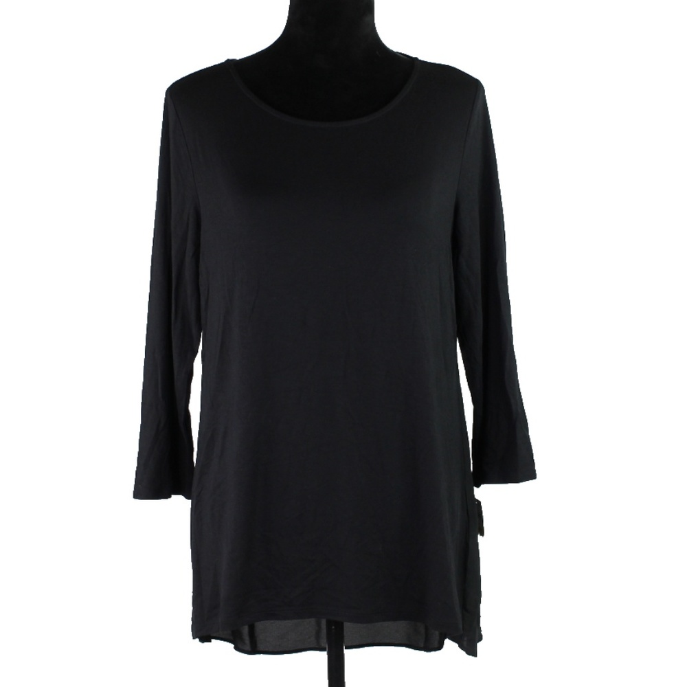 Alfani Women's Sheer Back Rayon Longline Tunic Shirt